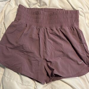 High waisted Nike running shorts